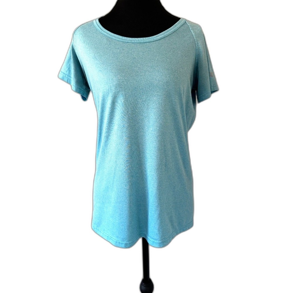 Helly Hansen X-Cool Activewear Top XS Light Blue Short Sleeve Performance Tee - Picture 2 of 7